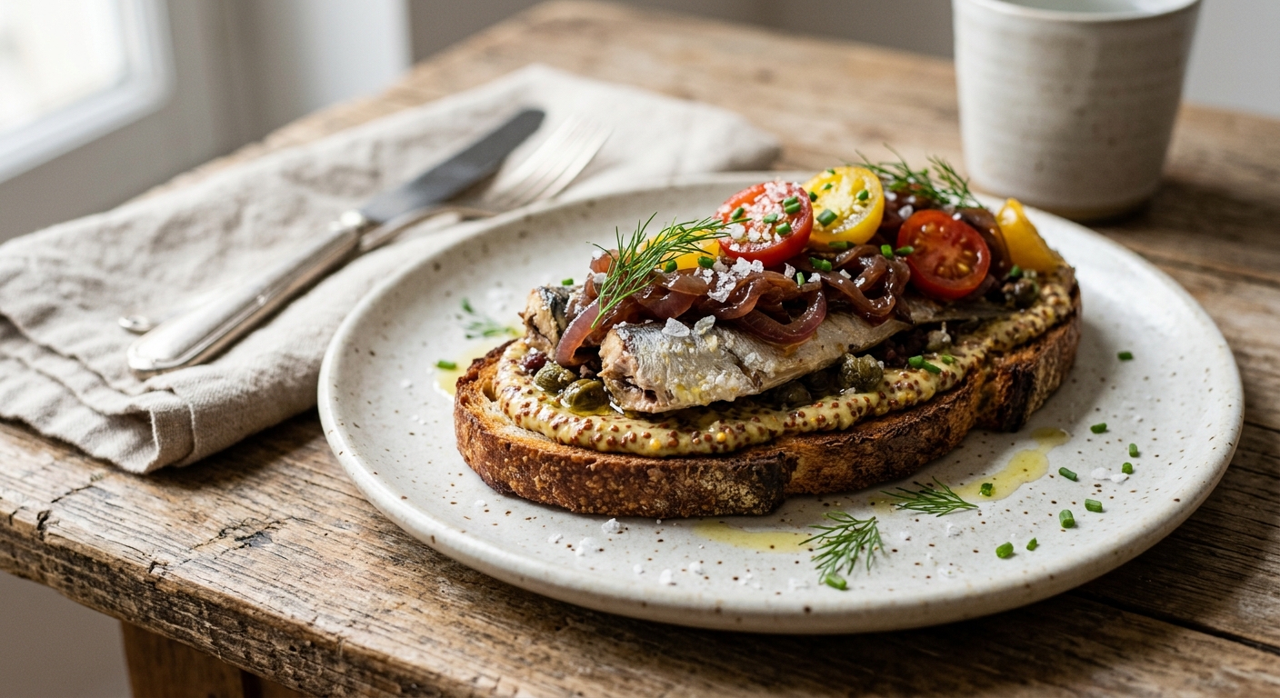 Tartine de sardine du dimanche soir