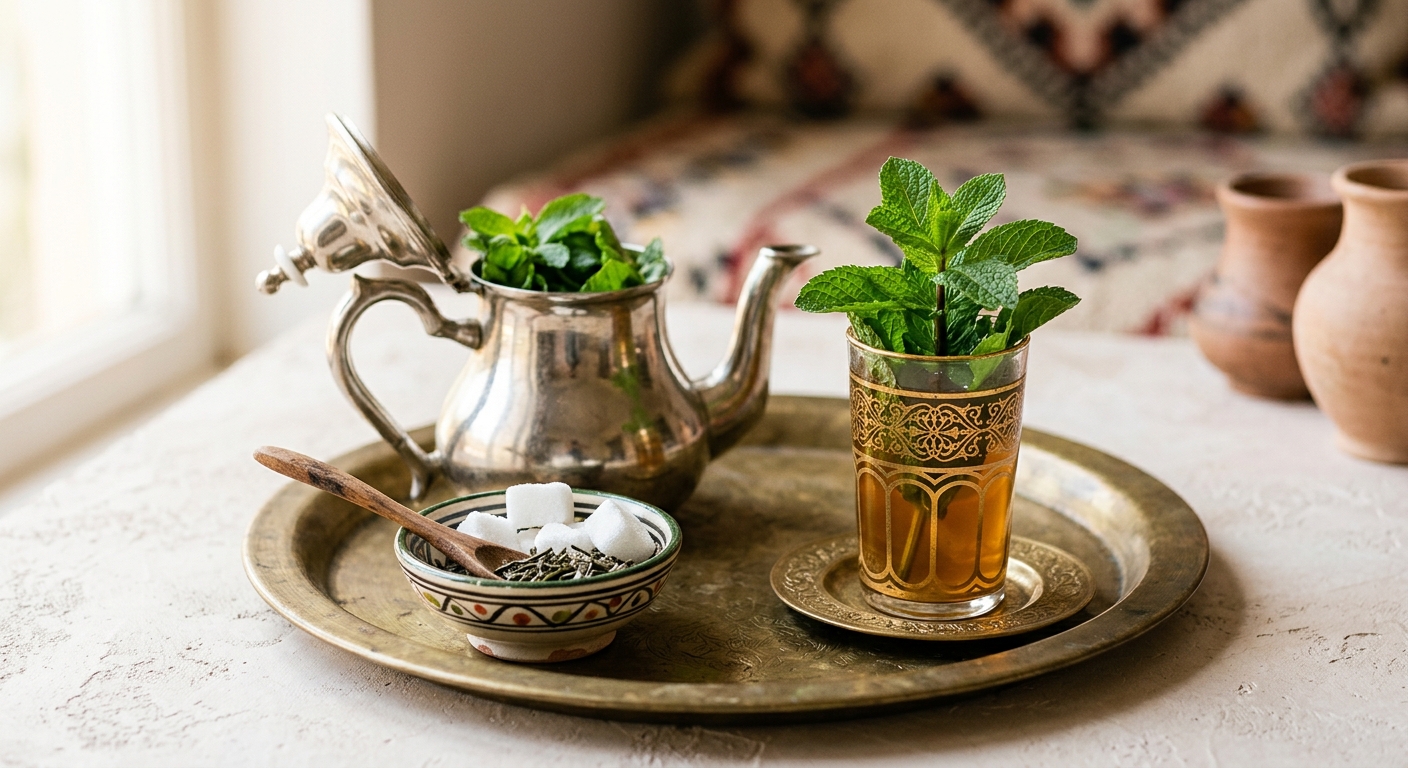 Thé à la menthe marocain