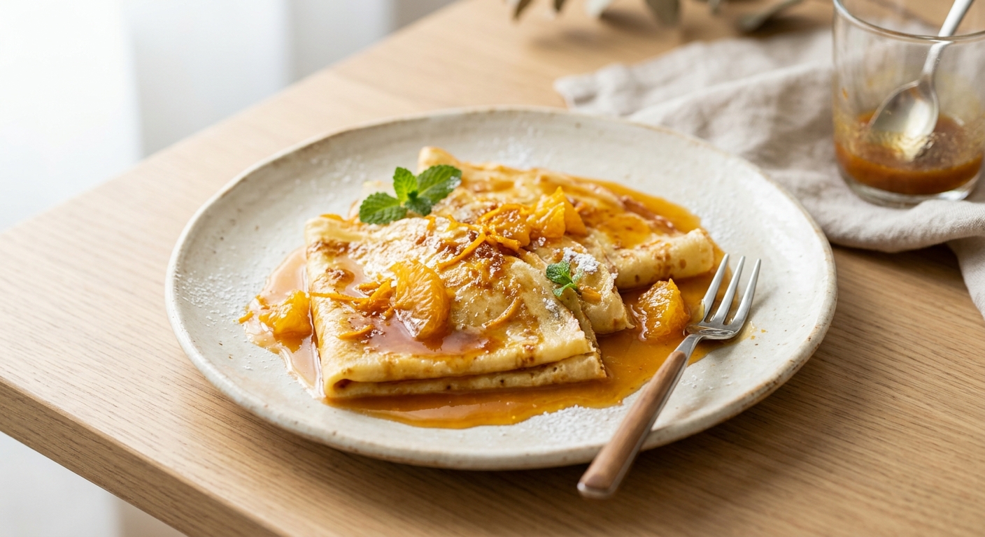 The crêpe suzette