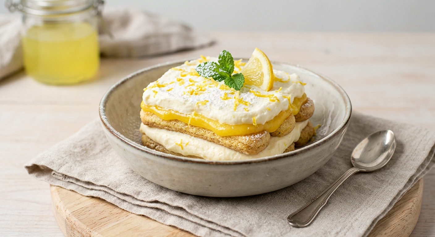 Tiramisu au limoncello & lemon curd