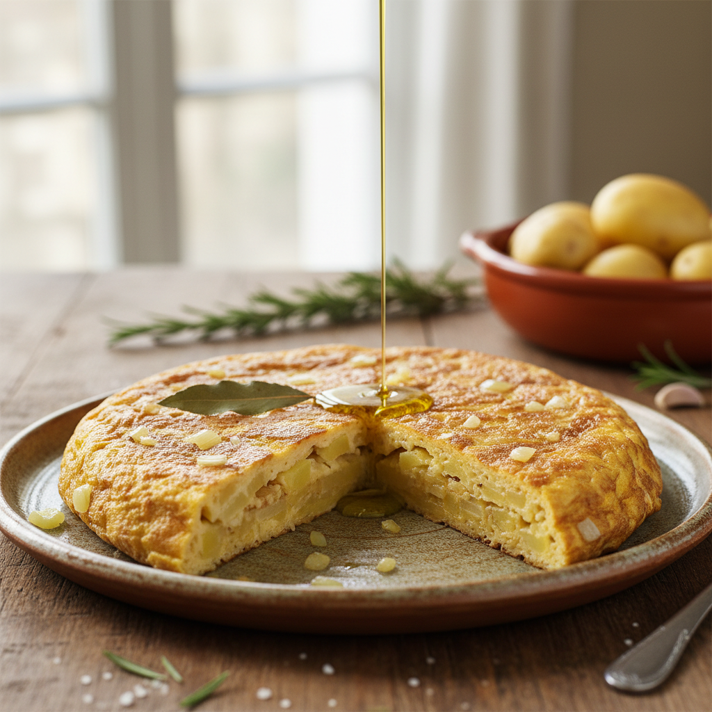 Tortilla de patatas sans friture