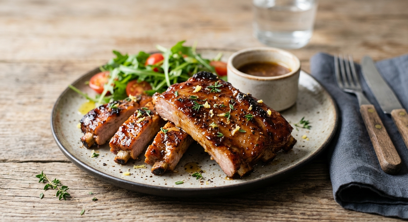 Travers de porc à la texane / loin ribs