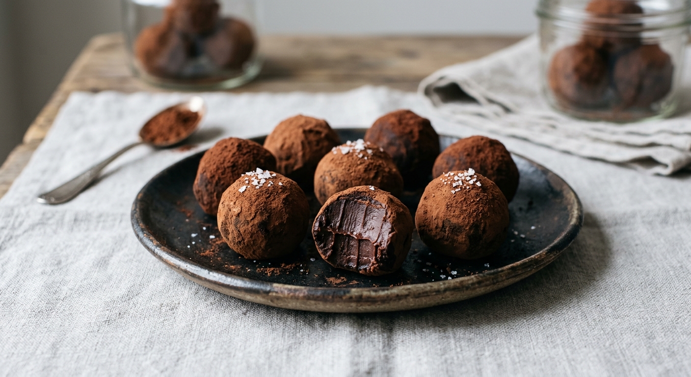 Truffes maison au chocolat