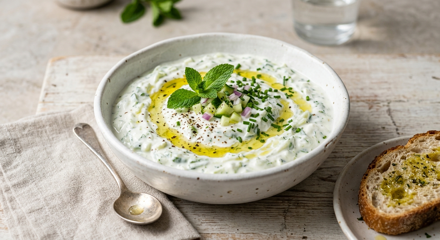 Tzatziki (concombre au yaourt à la grecque)