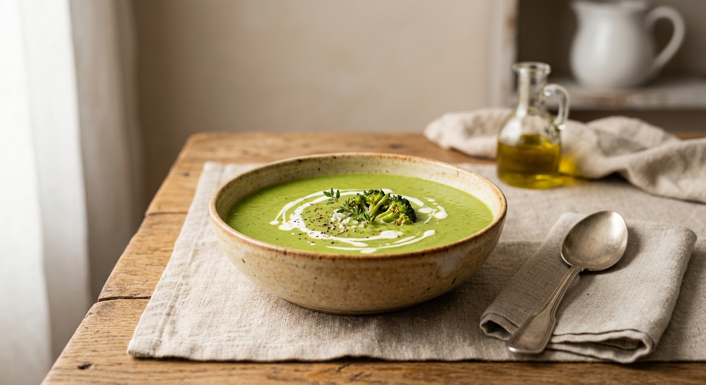 Velouté de brocolis simple