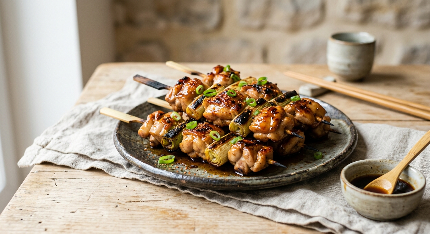 Yakitori (brochettes de poulet japonaises)